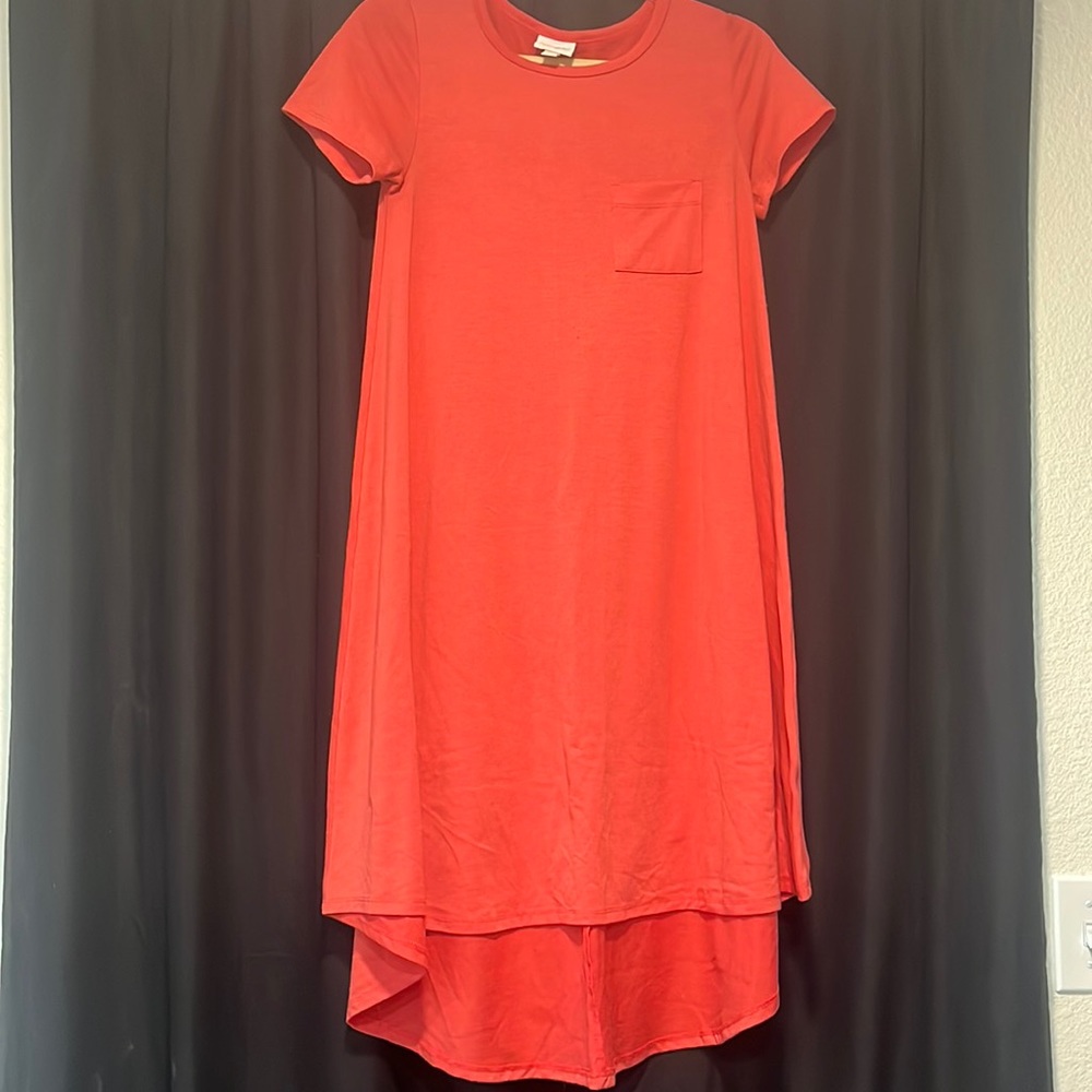 Coral LulaRoe Dress - Picture 1 of 2